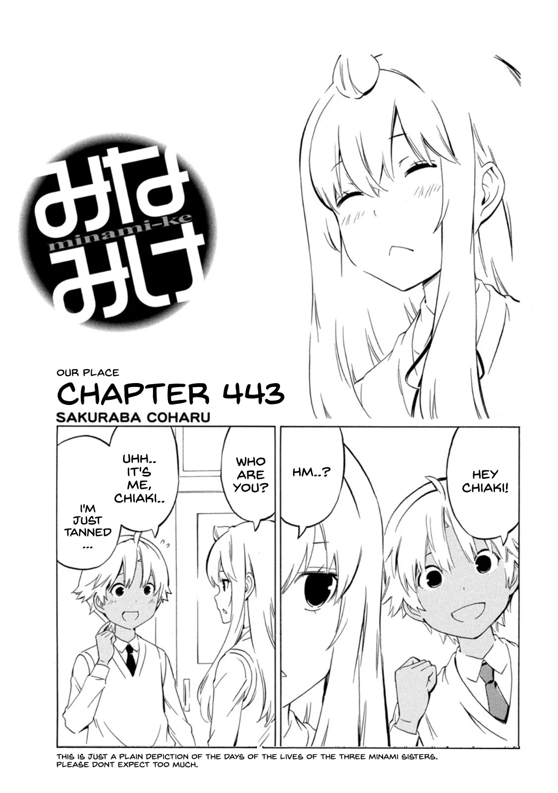 Minami-ke Chapter 443 page 1 - Chapter 443: Our Place