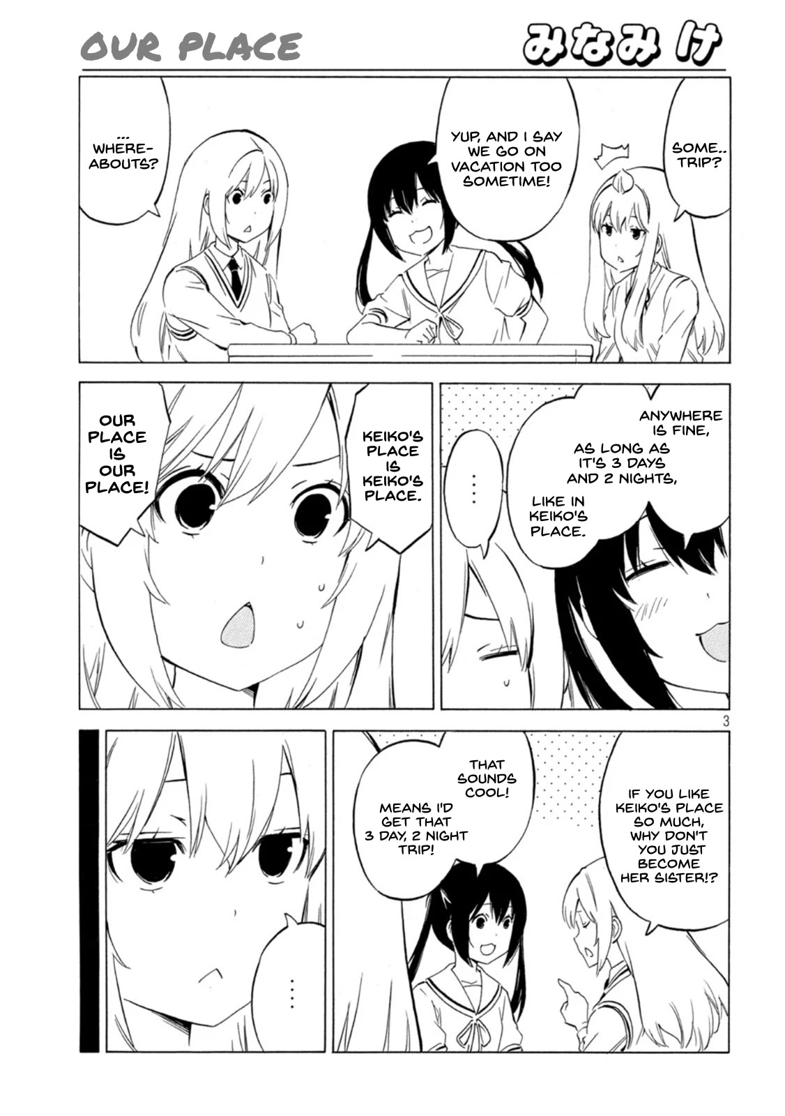 Minami-ke Chapter 443 page 3 - Chapter 443: Our Place