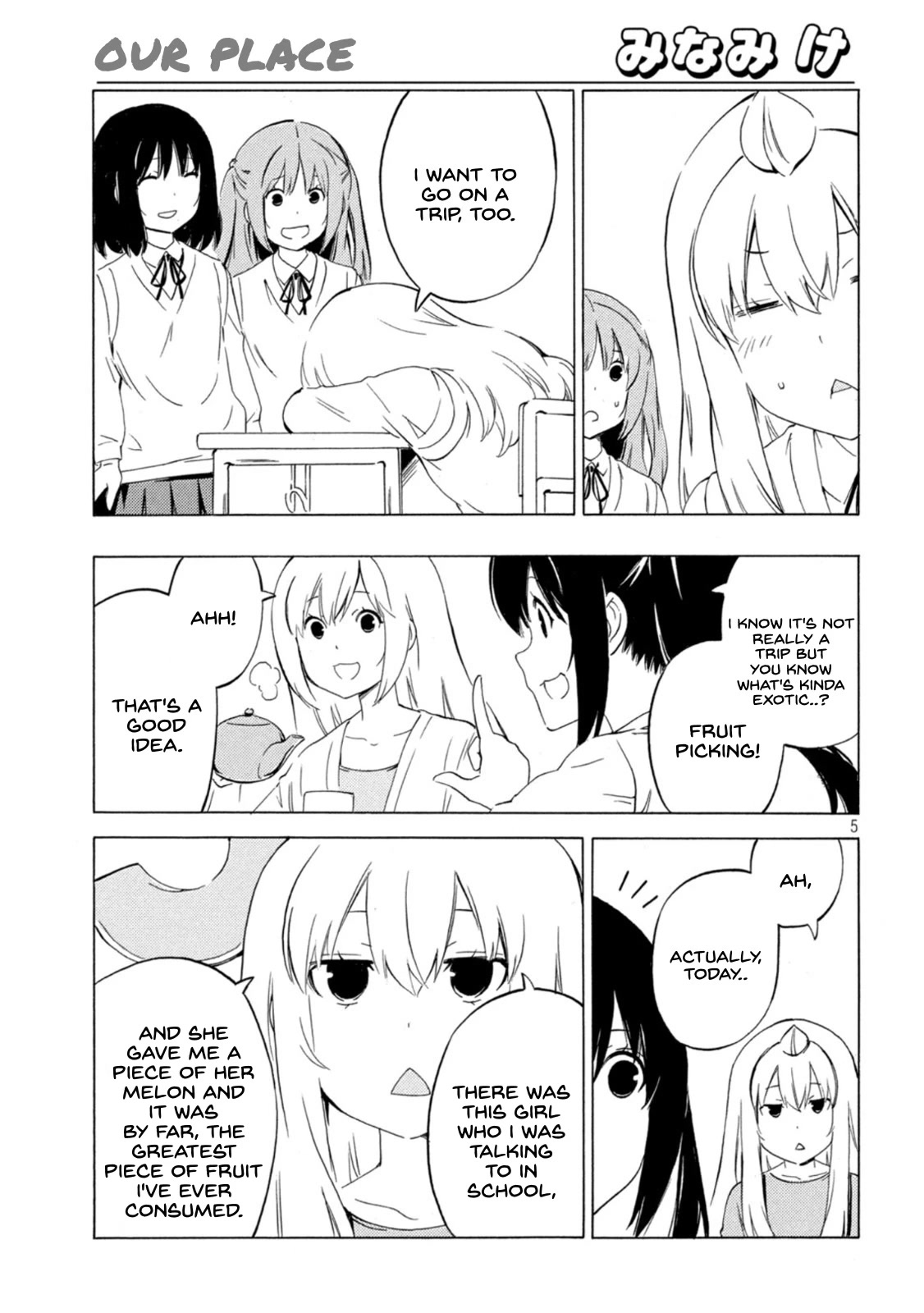Minami-ke Chapter 443 page 5 - Chapter 443: Our Place