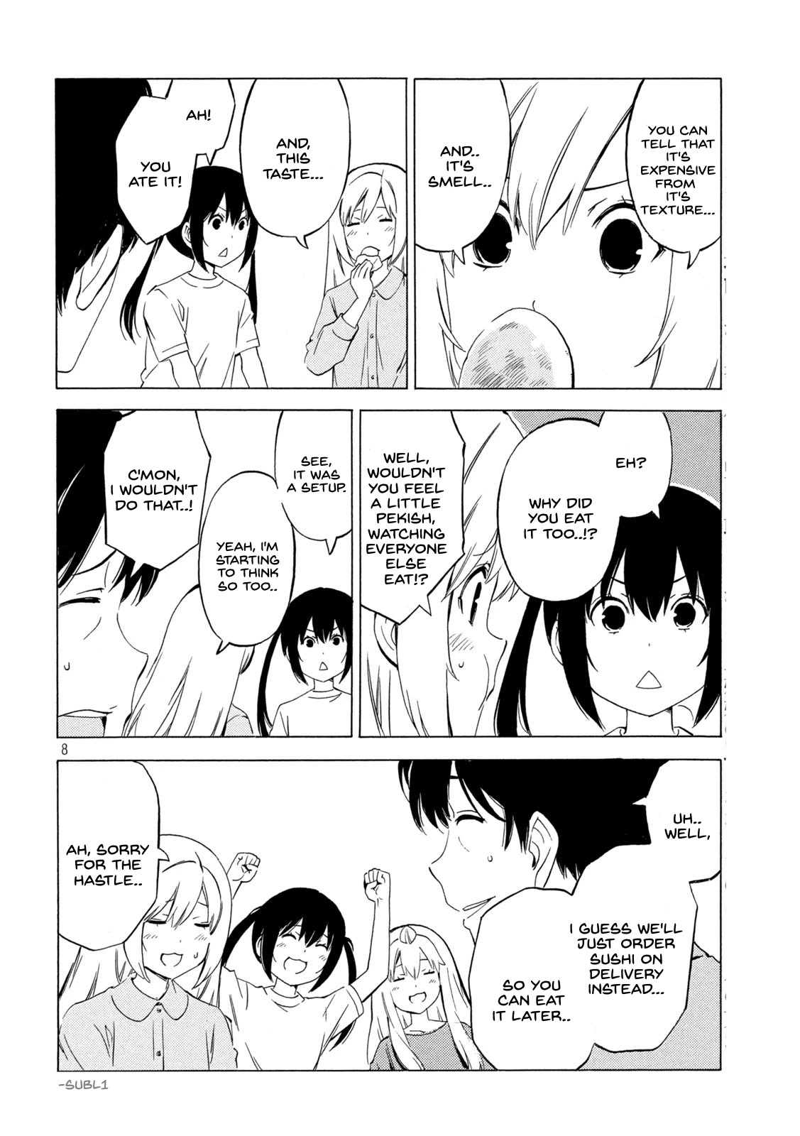 Minami-ke Chapter 444 page 8 - Chapter 444: Have you eaten?
