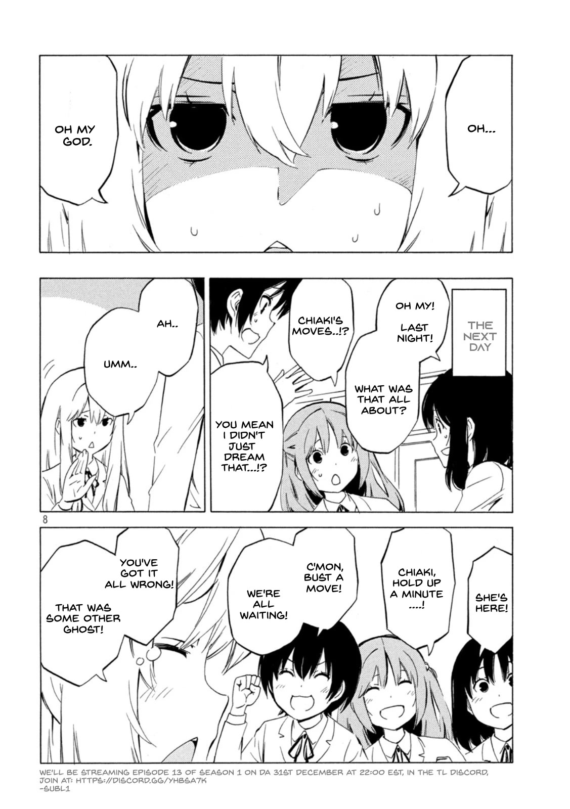 Minami-ke Chapter 447 page 8 - Chapter 447: That's a Ghost.