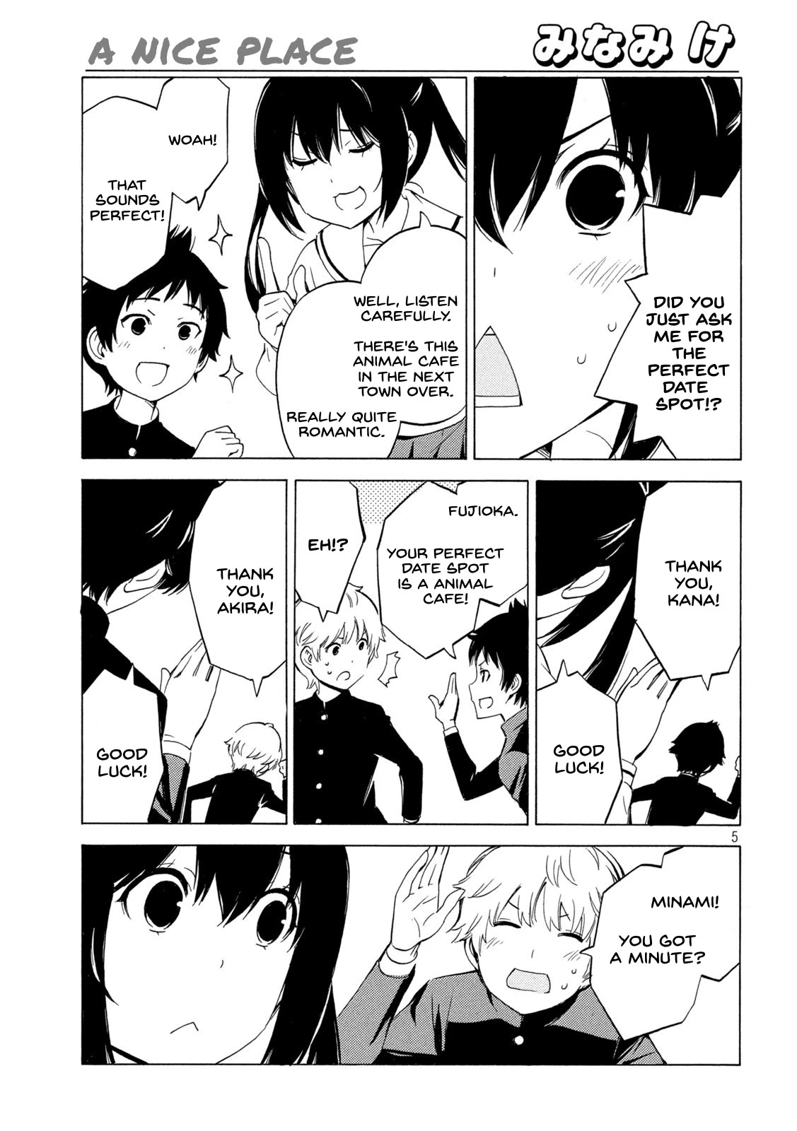 Minami-ke Chapter 448 page 5 - Chapter 448: A Nice Place