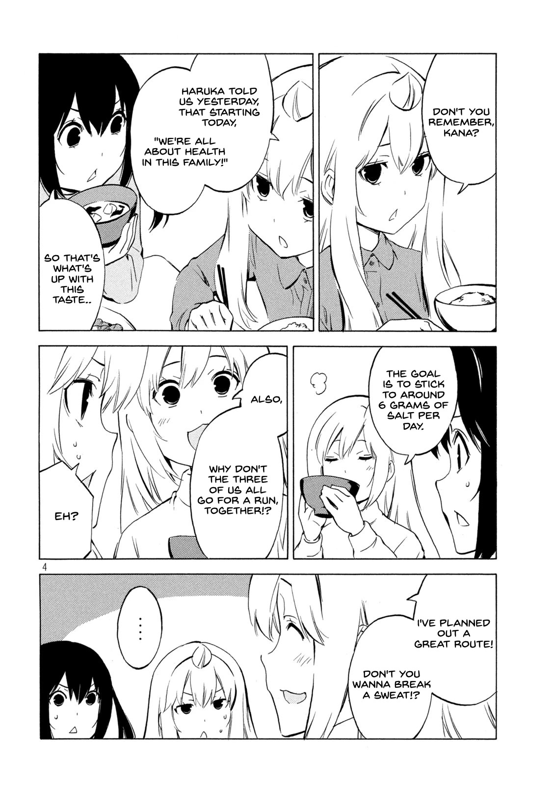 Minami-ke Chapter 450 page 4 - Chapter 450: Staying True.