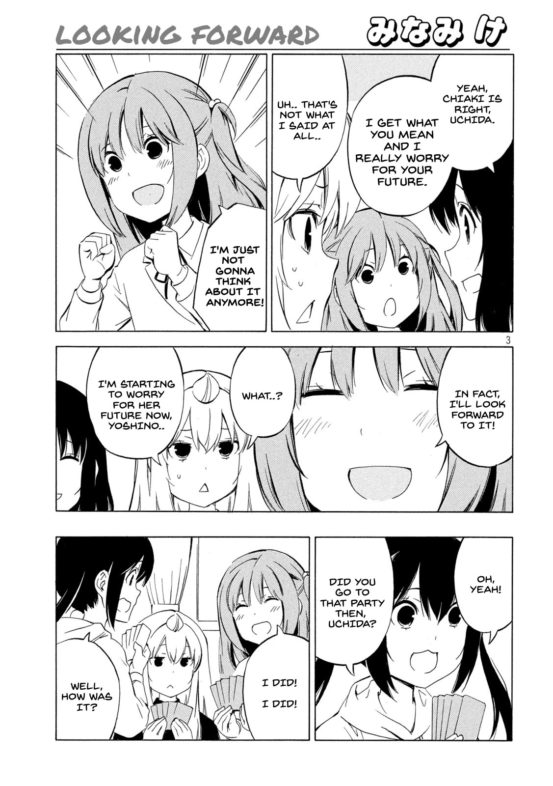 Minami-ke Chapter 451 page 3 - Chapter 451: Looking Forward