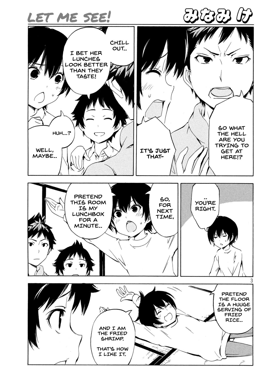 Minami-ke Chapter 455 page 3 - Chapter 455: Let me see!