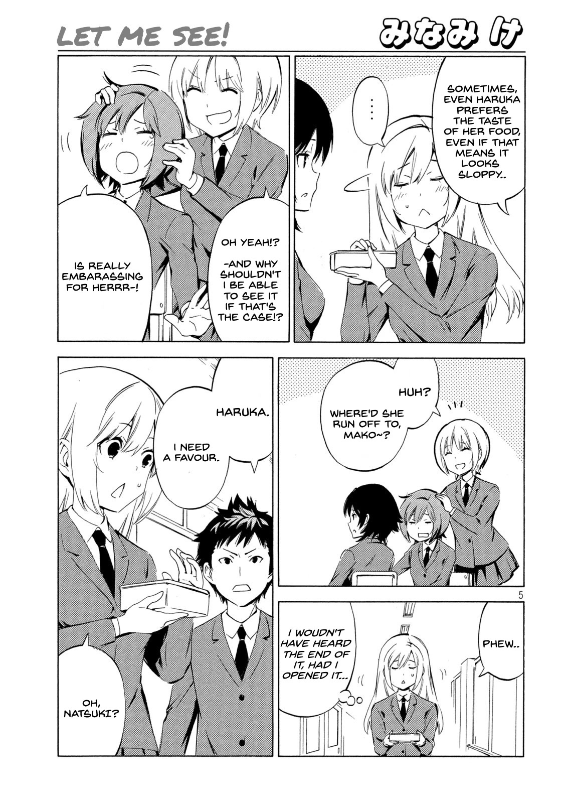 Minami-ke Chapter 455 page 5 - Chapter 455: Let me see!