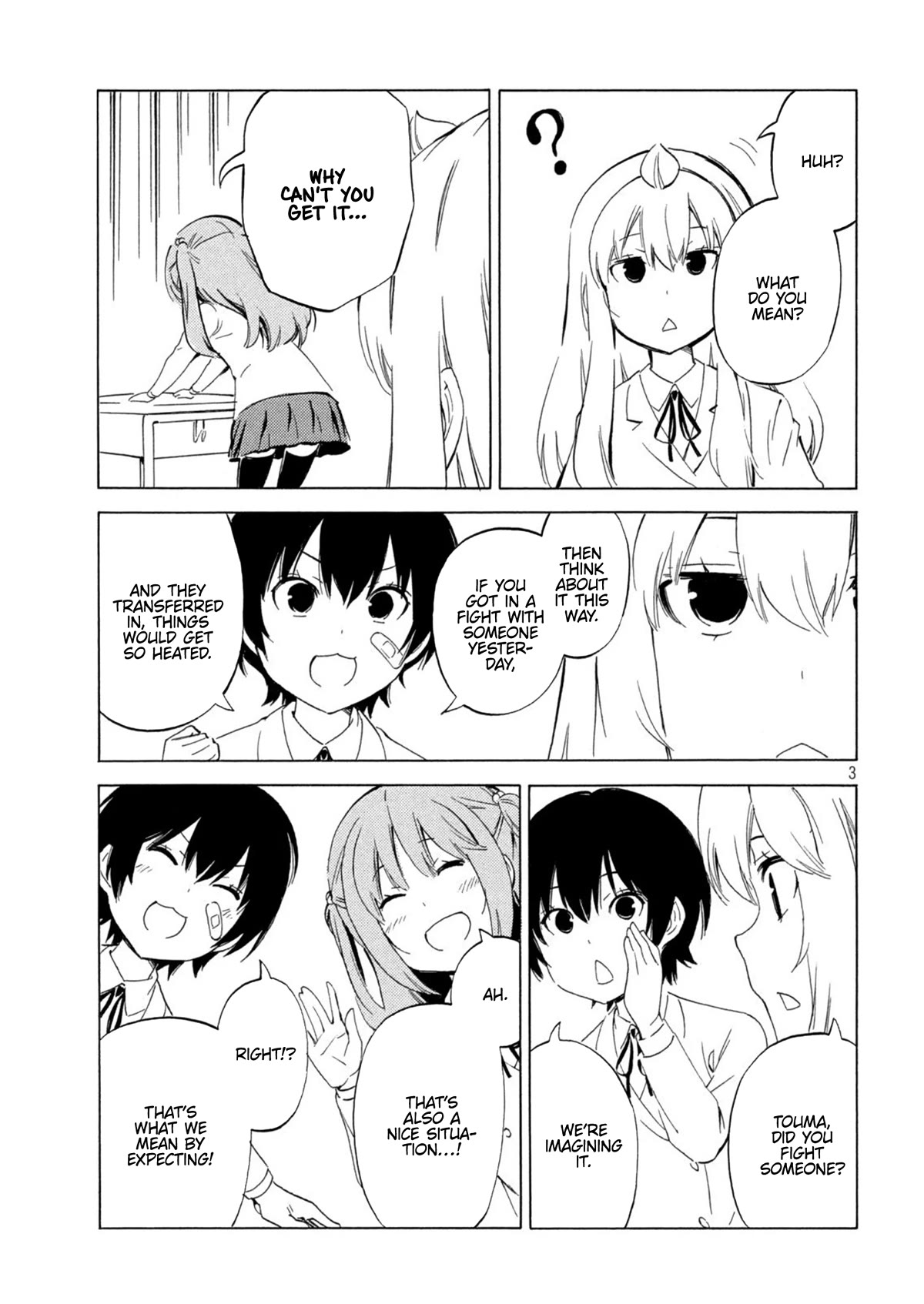Minami-ke Chapter 456 page 3 - Chapter 456: What would you do if one comes?