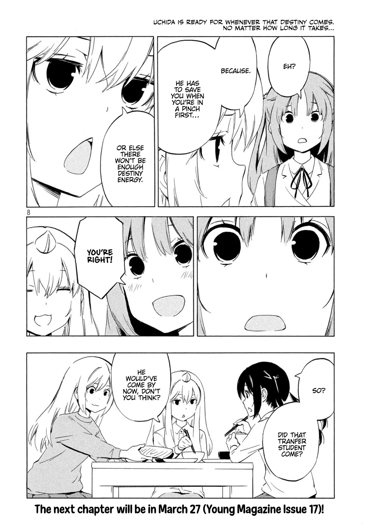 Minami-ke Chapter 456 page 8 - Chapter 456: What would you do if one comes?