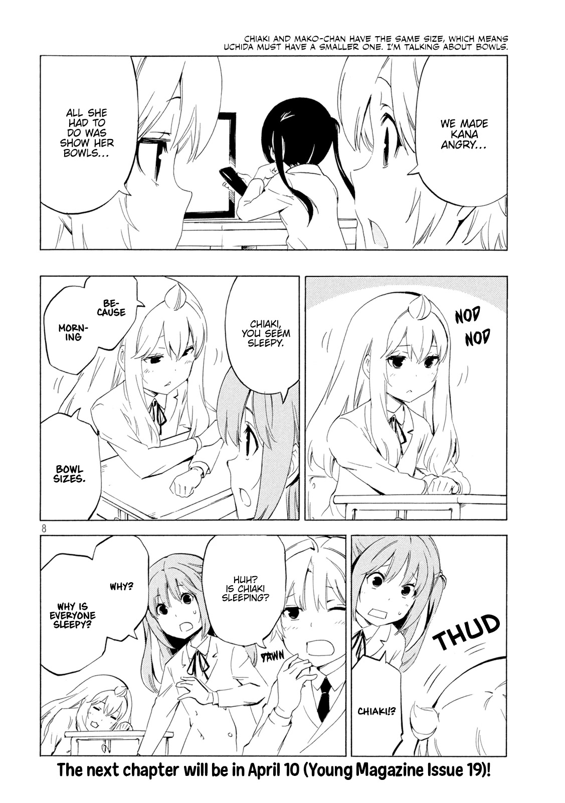 Minami-ke Chapter 457 page 8 - Chapter 457: Listen closely.