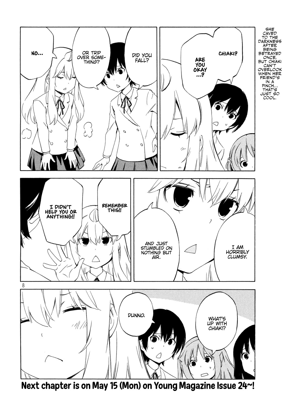 Minami-ke Chapter 459 page 8 - Chapter 459: Random stuff