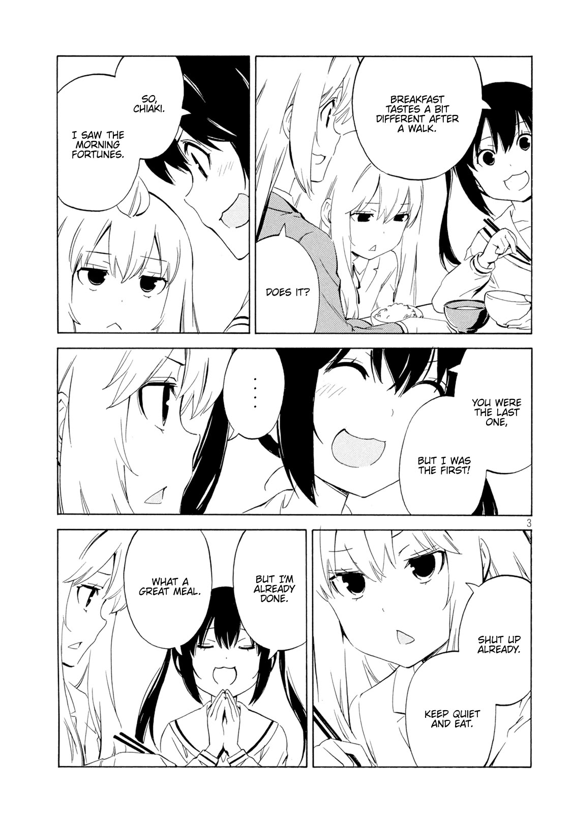 Minami-ke Chapter 461 page 3 - Chapter 461: Waking up early