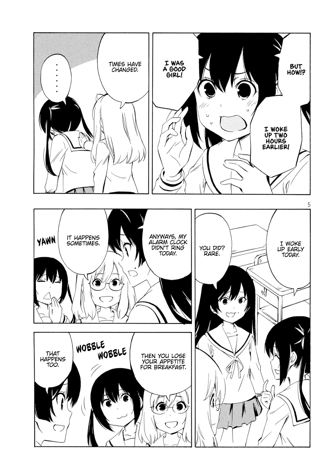 Minami-ke Chapter 461 page 5 - Chapter 461: Waking up early