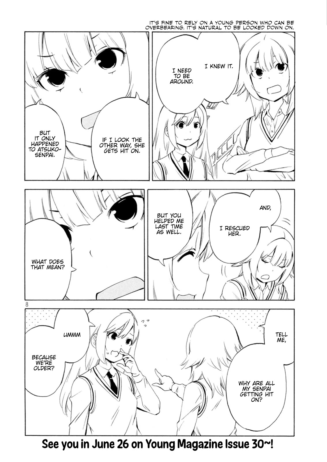 Minami-ke Chapter 462 page 8 - Chapter 462: Because we're older