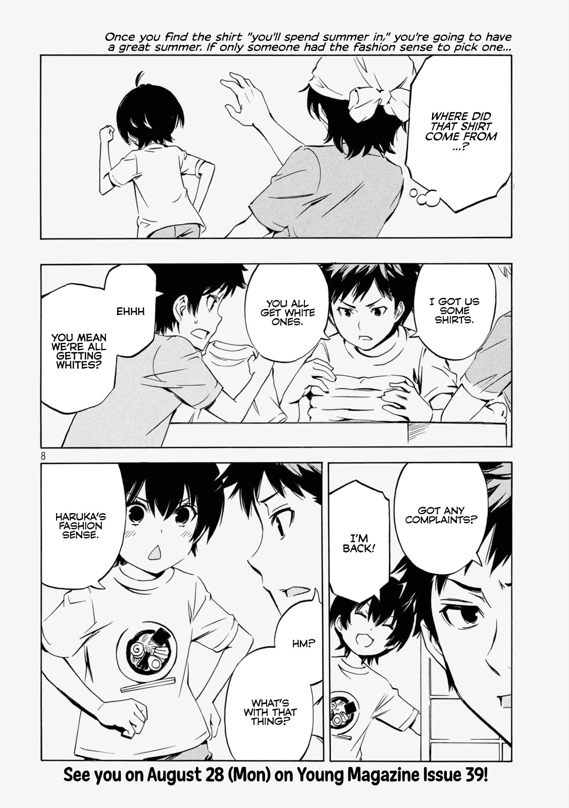 Minami-ke Chapter 466 page 8 - Chapter 466: No spares