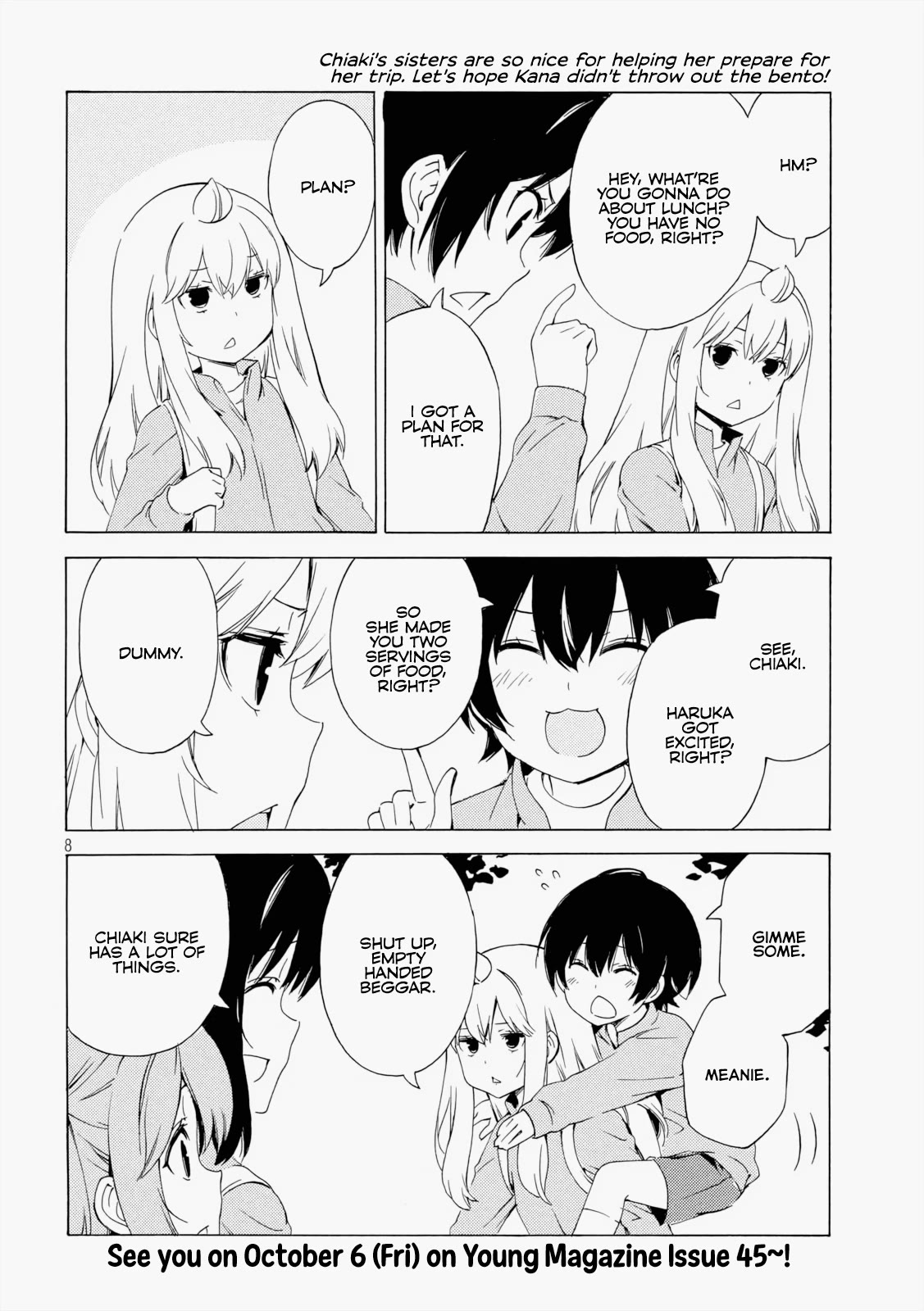 Minami-ke Chapter 469 page 8 - Chapter 469: Useless stuff