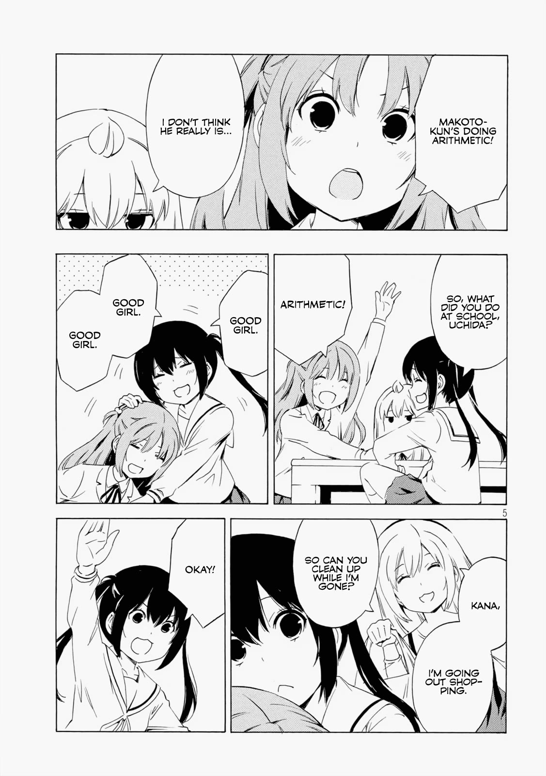 Minami-ke Chapter 470 page 5 - Chapter 470: Arithmetic