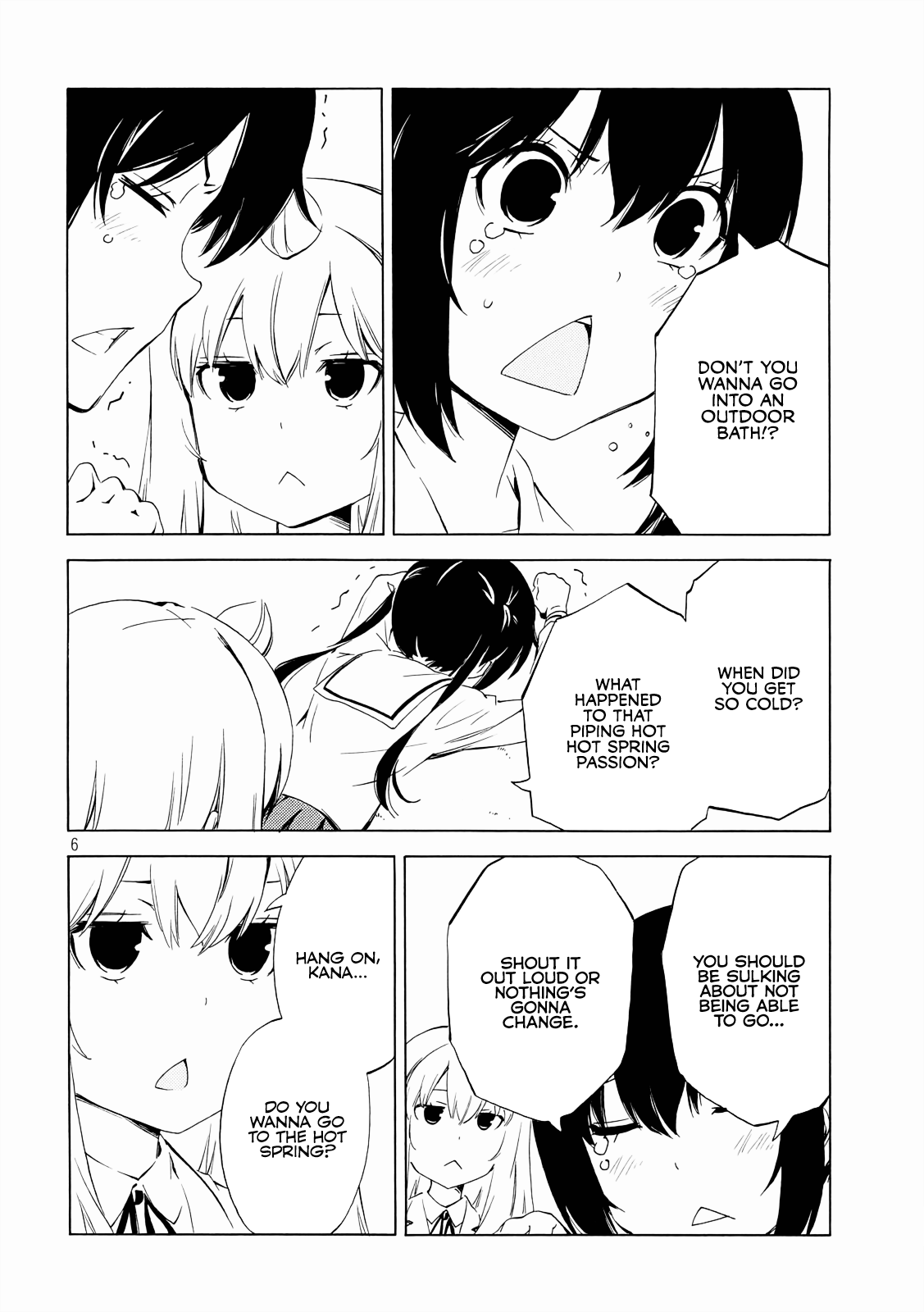 Minami-ke Chapter 471 page 6 - Chapter 471: Nice hot water