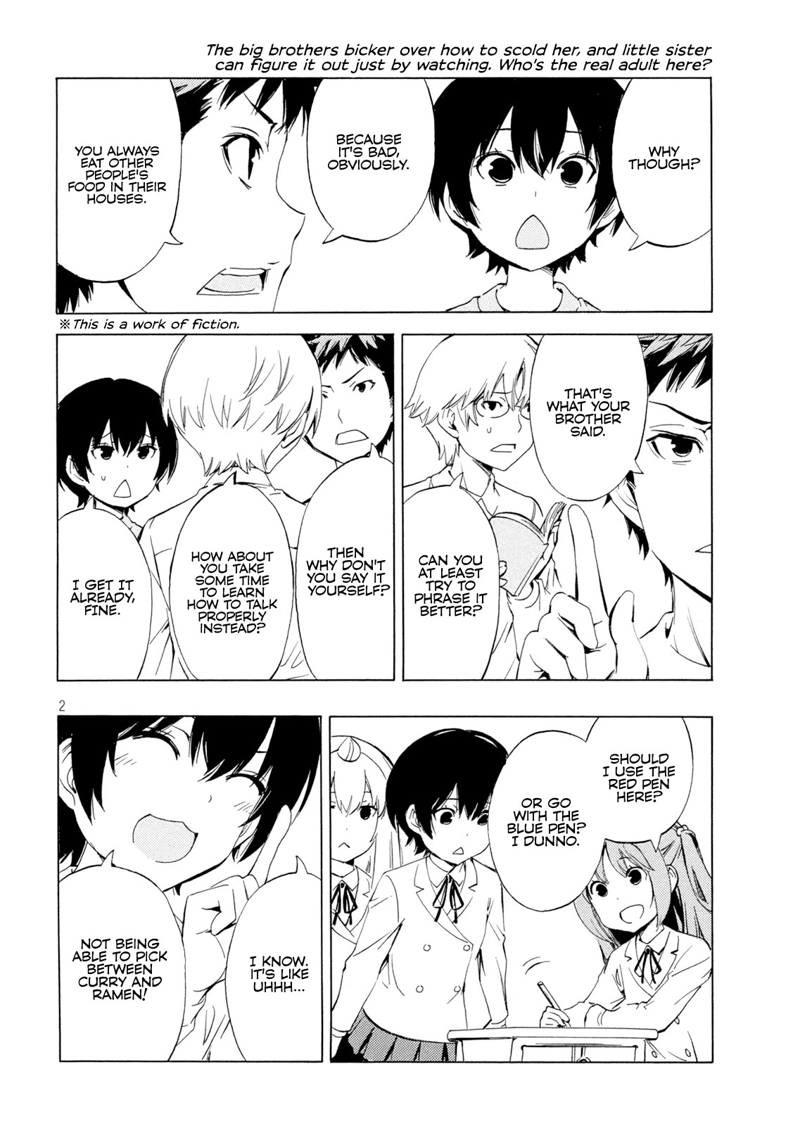 Minami-ke Chapter 472 page 2 - Chapter 472: Tummy growling