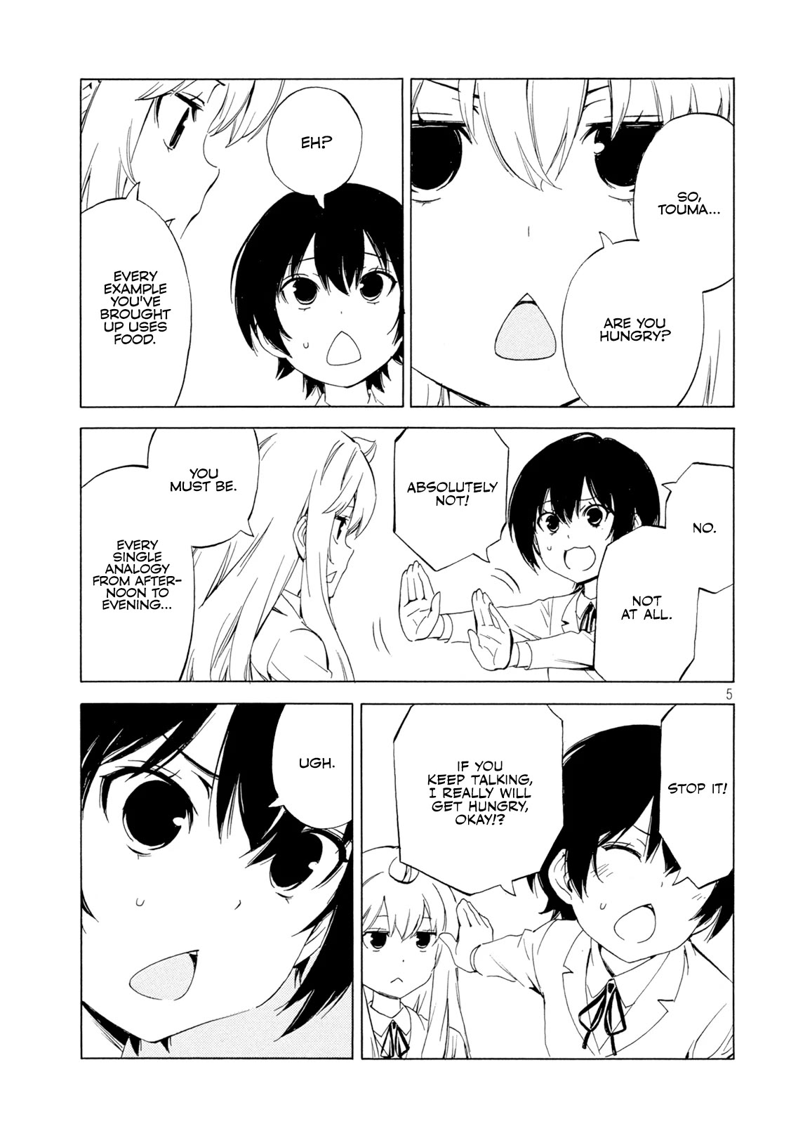 Minami-ke Chapter 472 page 5 - Chapter 472: Tummy growling