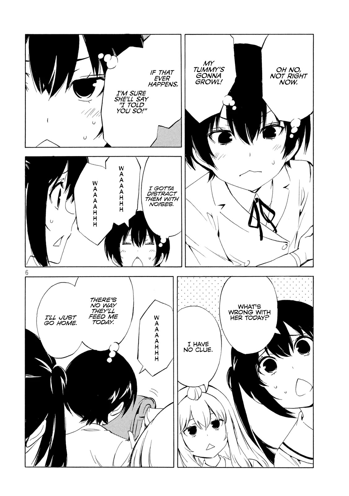 Minami-ke Chapter 472 page 6 - Chapter 472: Tummy growling