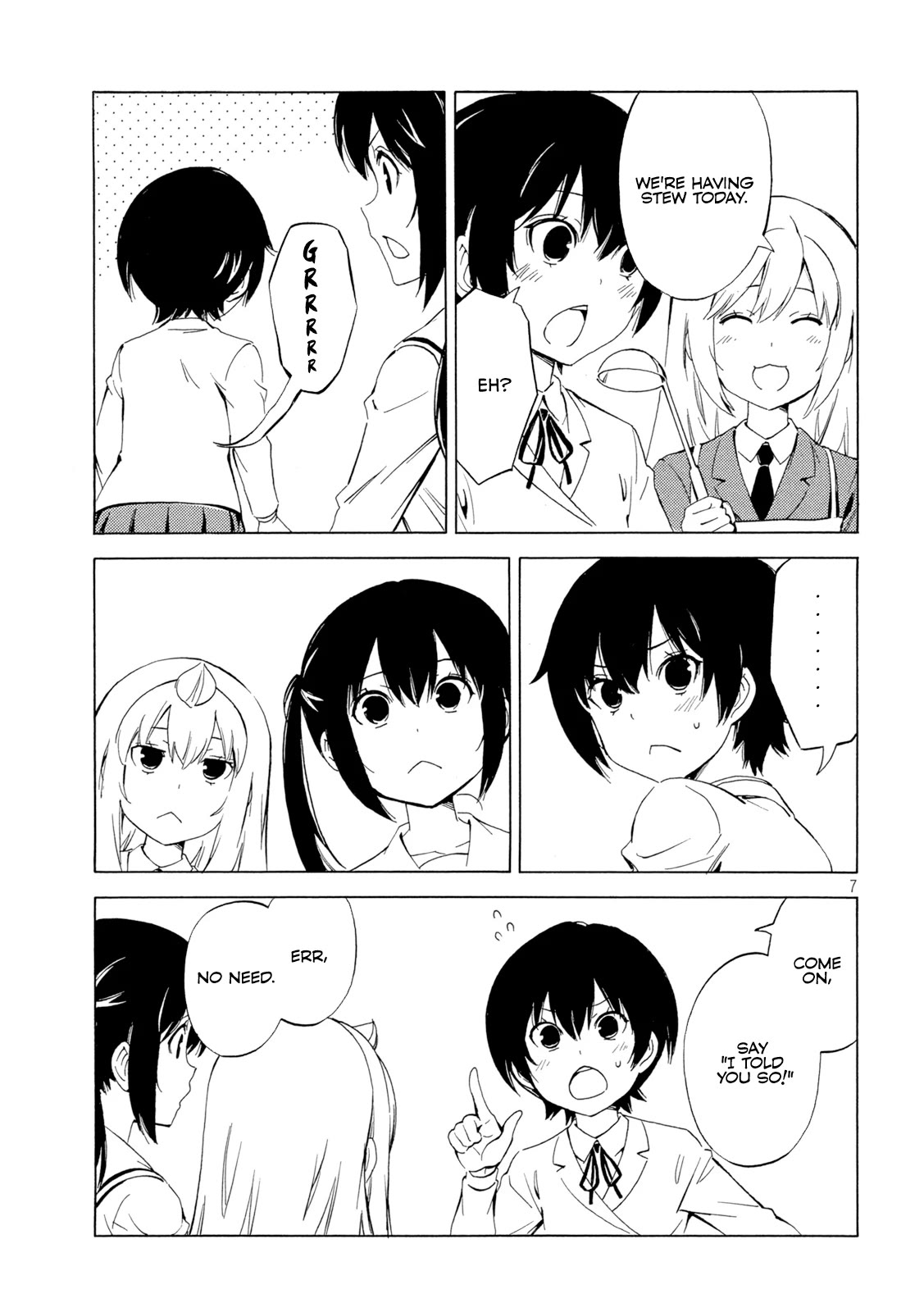 Minami-ke Chapter 472 page 7 - Chapter 472: Tummy growling