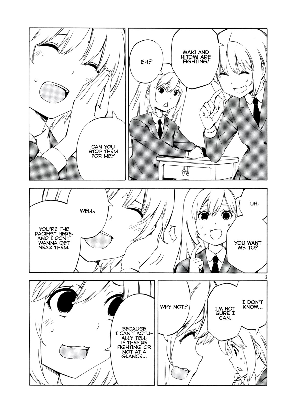 Minami-ke Chapter 473 page 3 - Chapter 473: Fight?