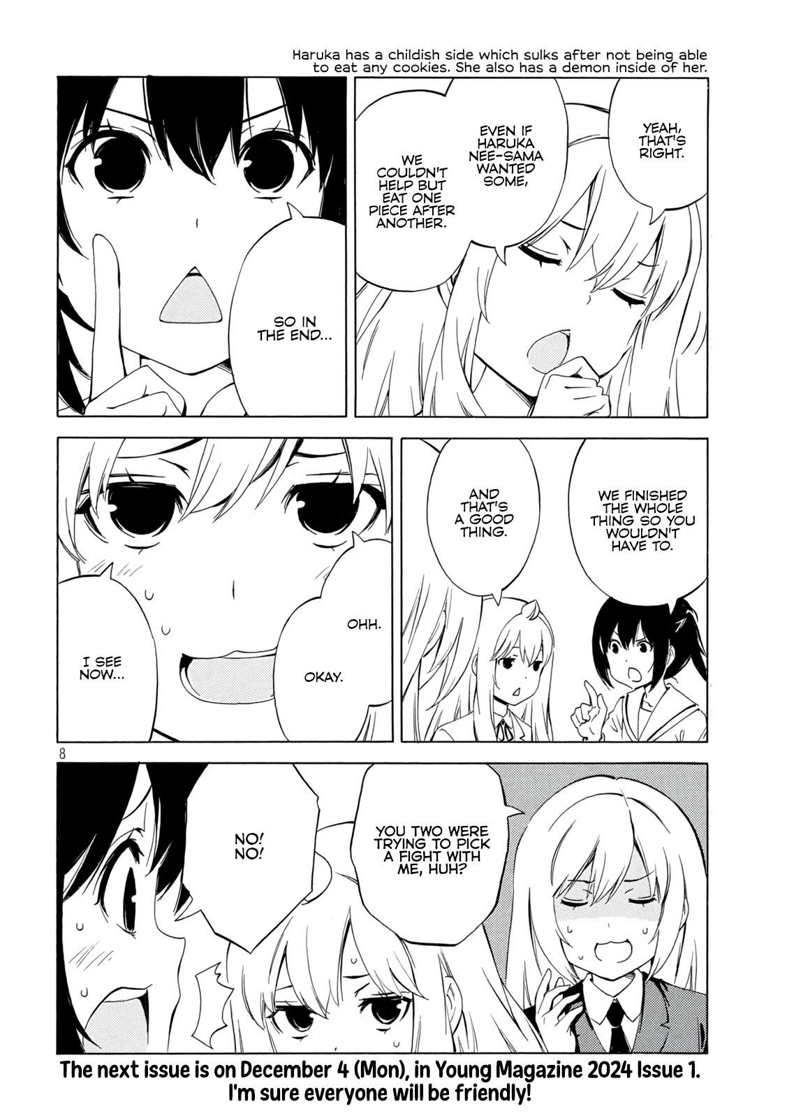 Minami-ke Chapter 473 page 8 - Chapter 473: Fight?