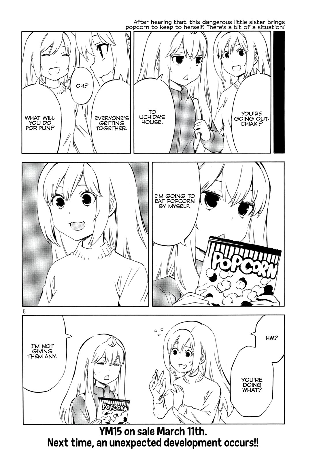 Minami-ke Chapter 479 page 8 - Chapter 479: Let's Watch