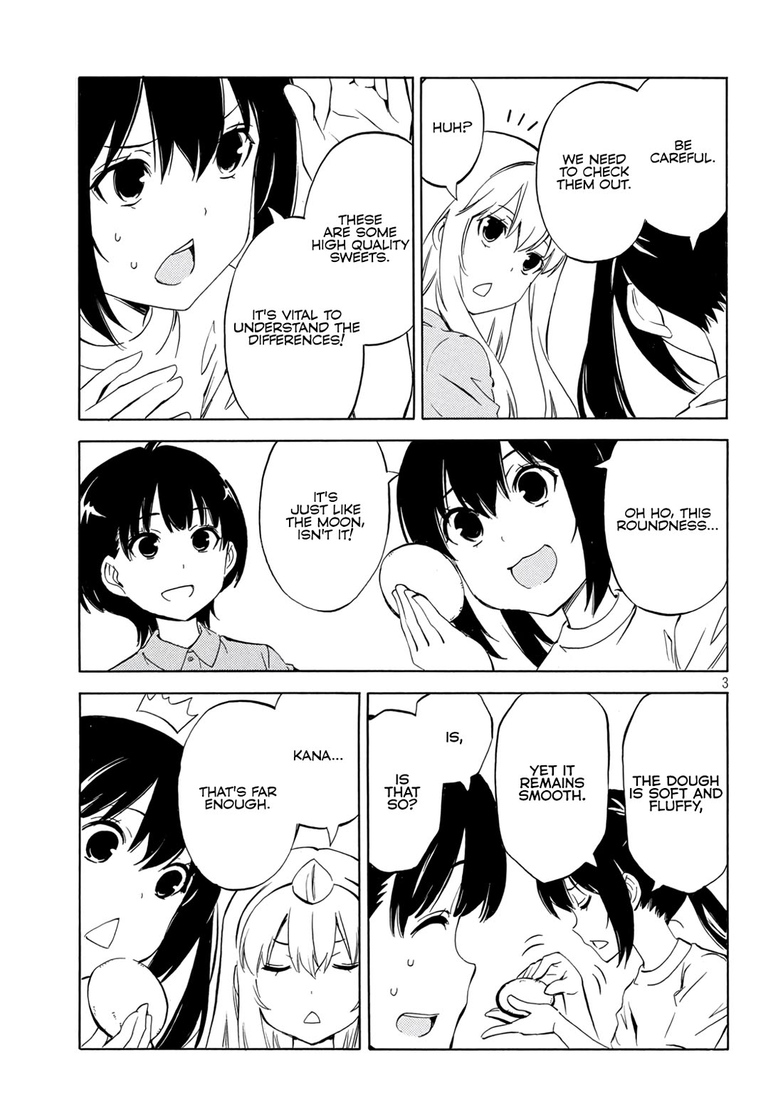 Minami-ke Chapter 486 page 3 - Chapter 486: The Round Ones with Custard