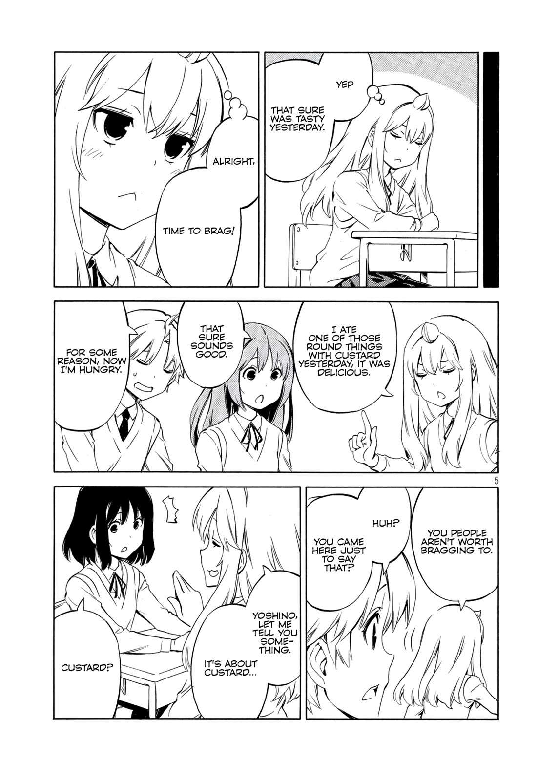 Minami-ke Chapter 486 page 5 - Chapter 486: The Round Ones with Custard