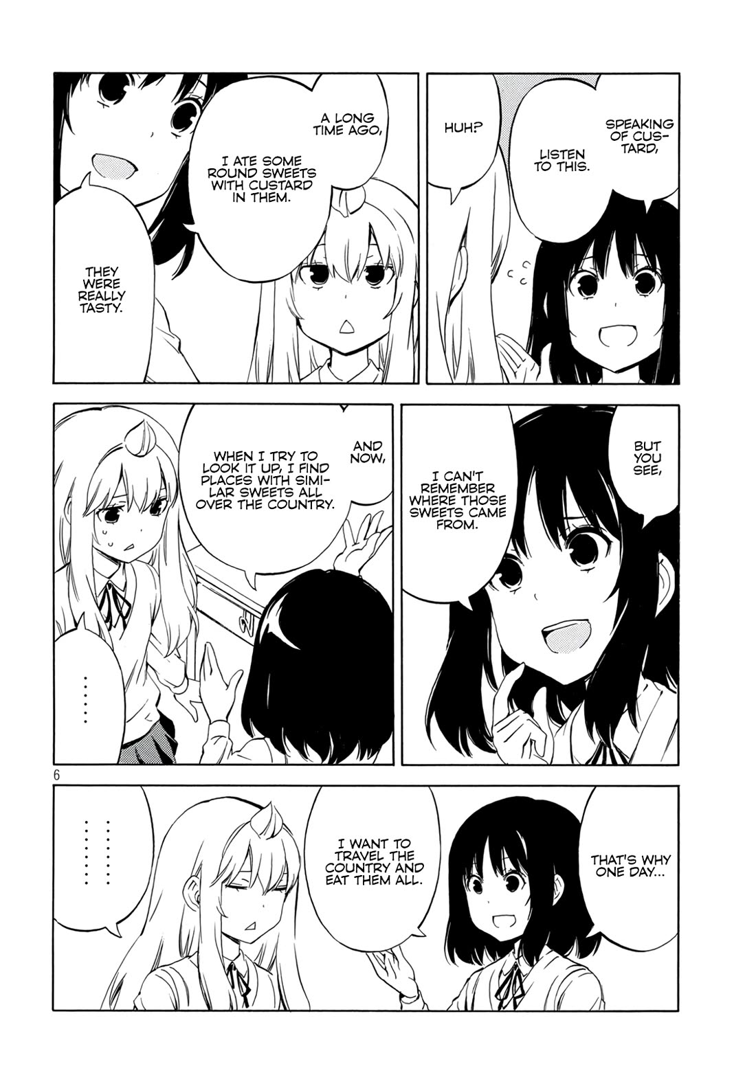 Minami-ke Chapter 486 page 6 - Chapter 486: The Round Ones with Custard
