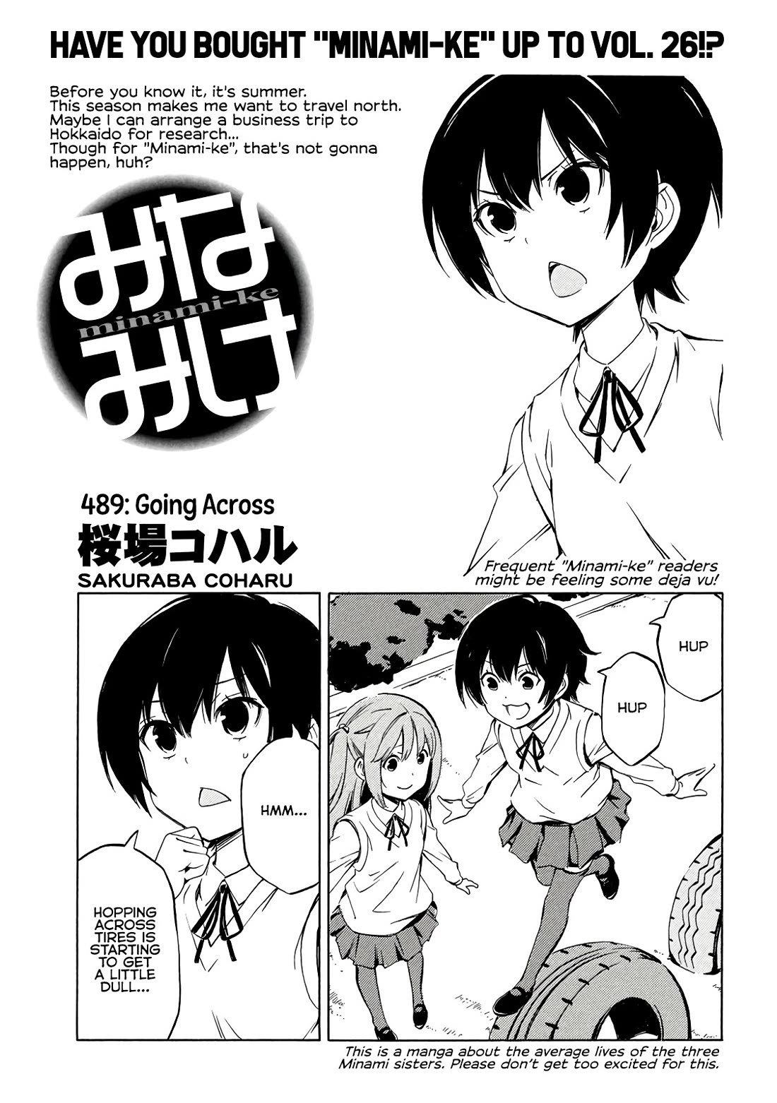 Minami-ke Chapter 489 page 1 - Chapter 489: Going Across