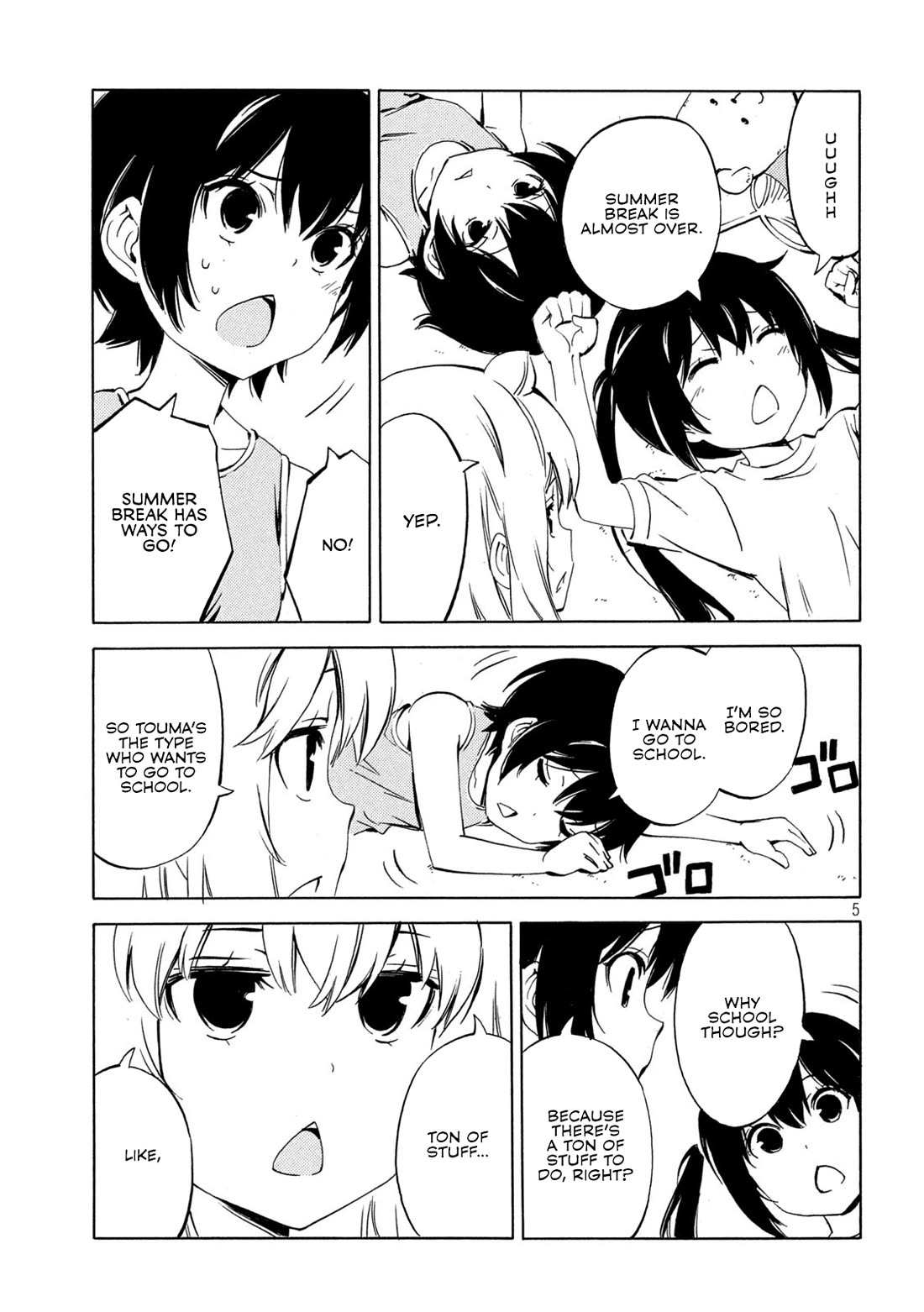 Minami-ke Chapter 491 page 5 - Chapter 491: What did you do?