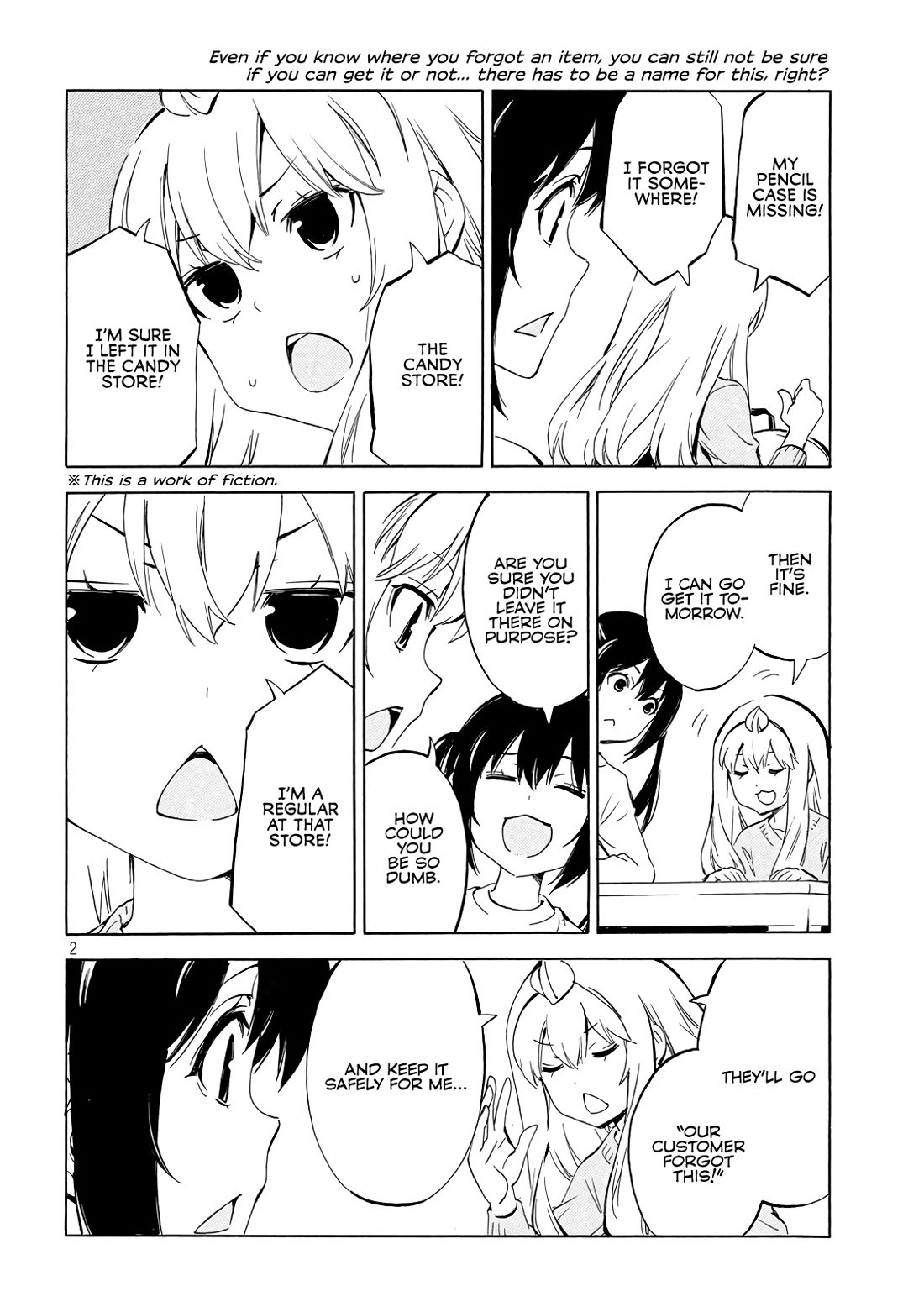 Minami-ke Chapter 494 page 2 - Chapter 494: Pencil Case