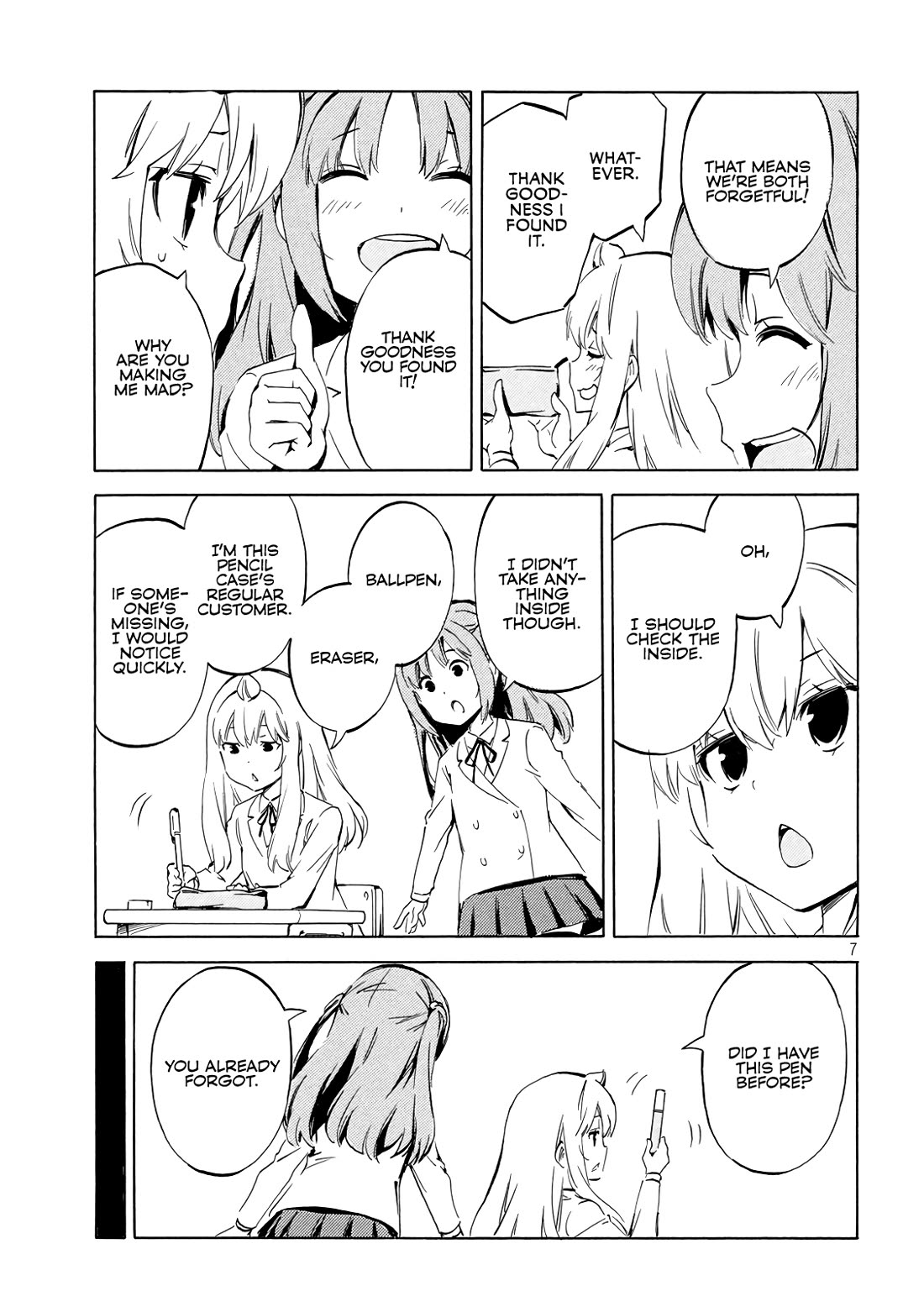 Minami-ke Chapter 494 page 7 - Chapter 494: Pencil Case
