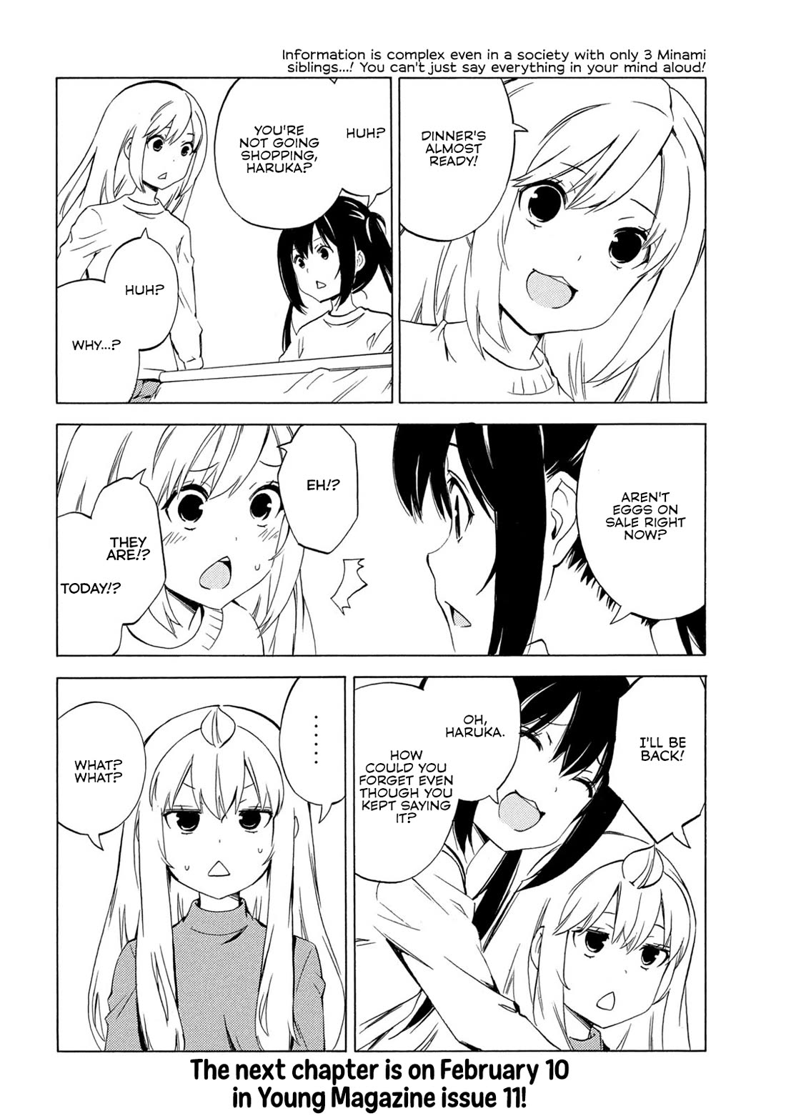 Minami-ke Chapter 500 page 8 - Chapter 500: Saying it Over and Over
