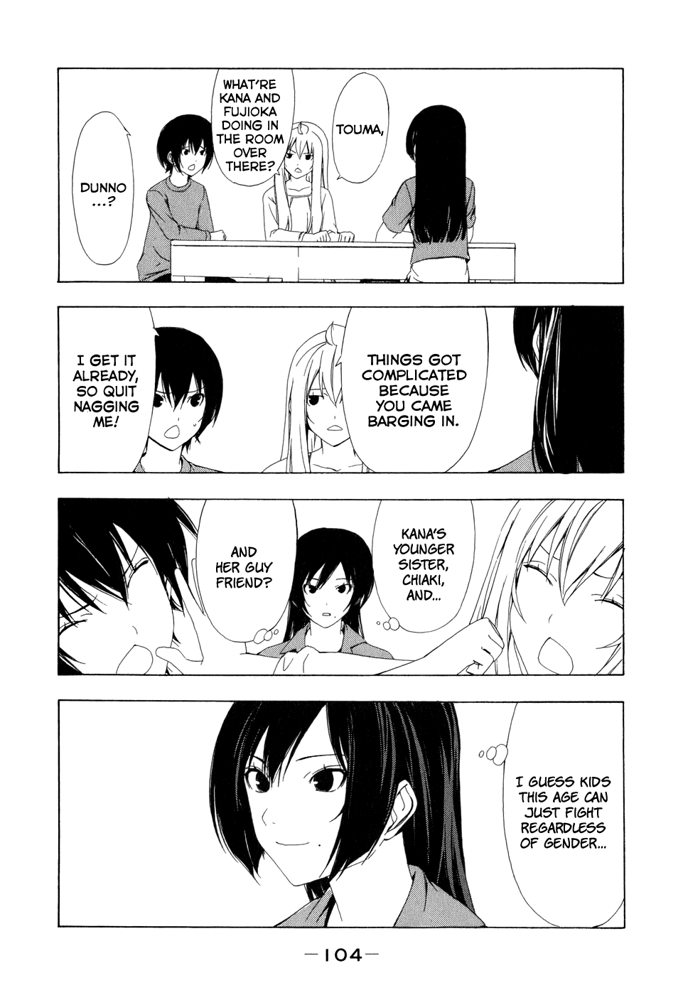 Minami-ke Chapter 92 page 8 - Chapter 92: What are you doing?
