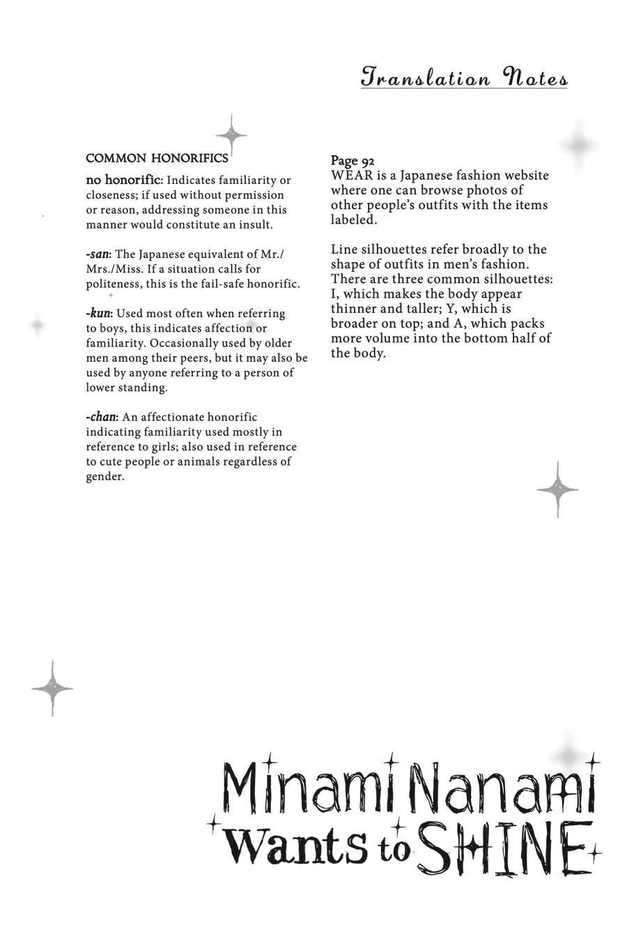 Minami Nanami Wishes to Shine Chapter 8 page 34 - Chapter 8