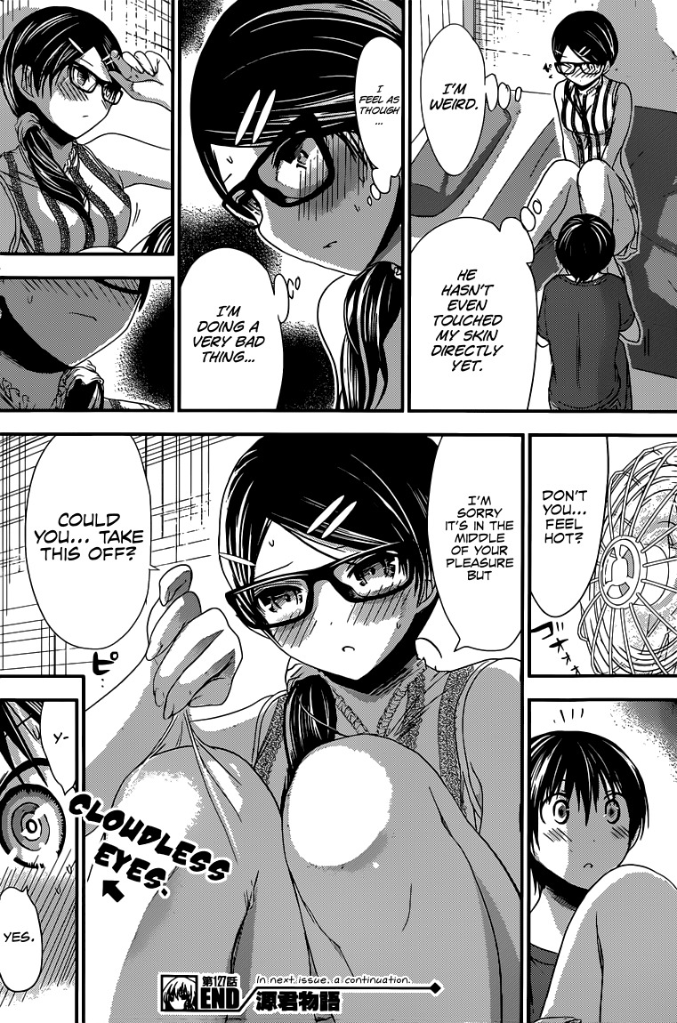 Minamoto-kun Monogatari Chapter 127 page 9 - Chapter 127: Sweet Cheek Rubbing