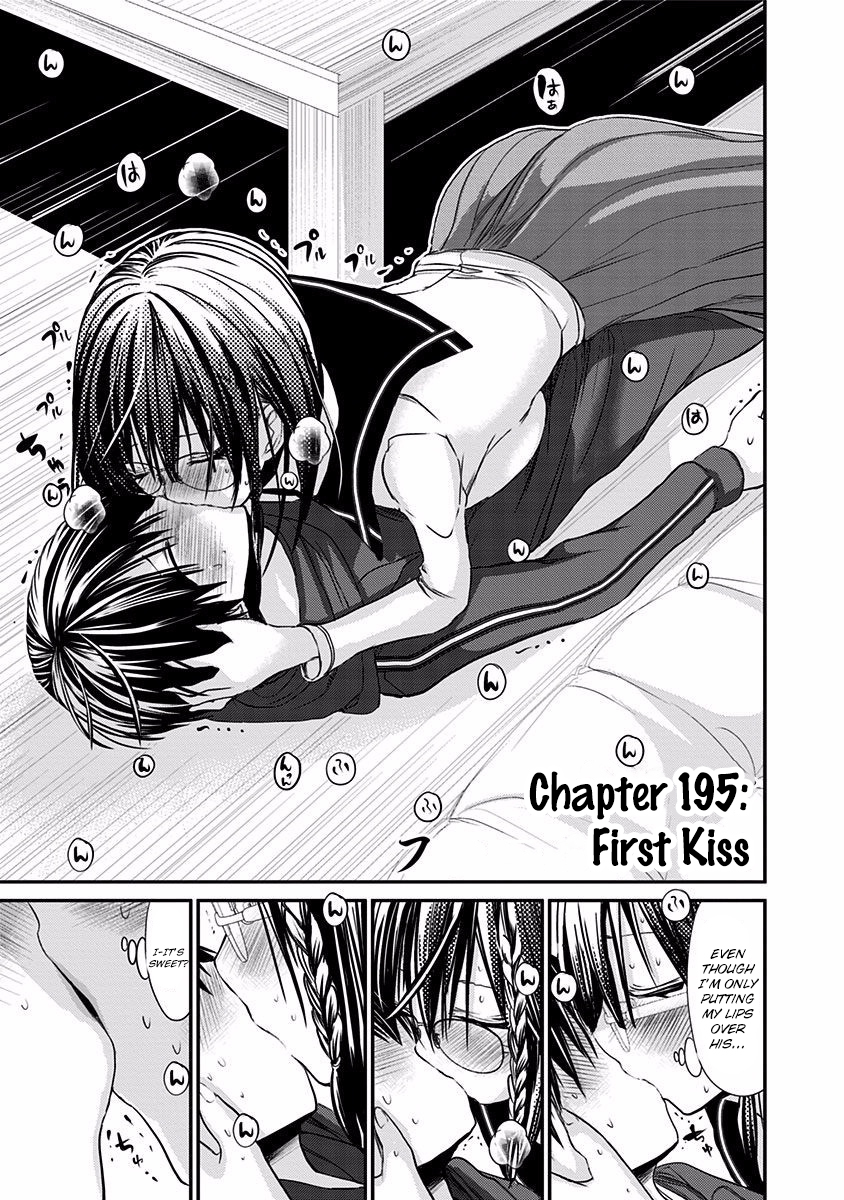 Minamoto-kun Monogatari Chapter 195 page 2 - Chapter 195: First Kiss