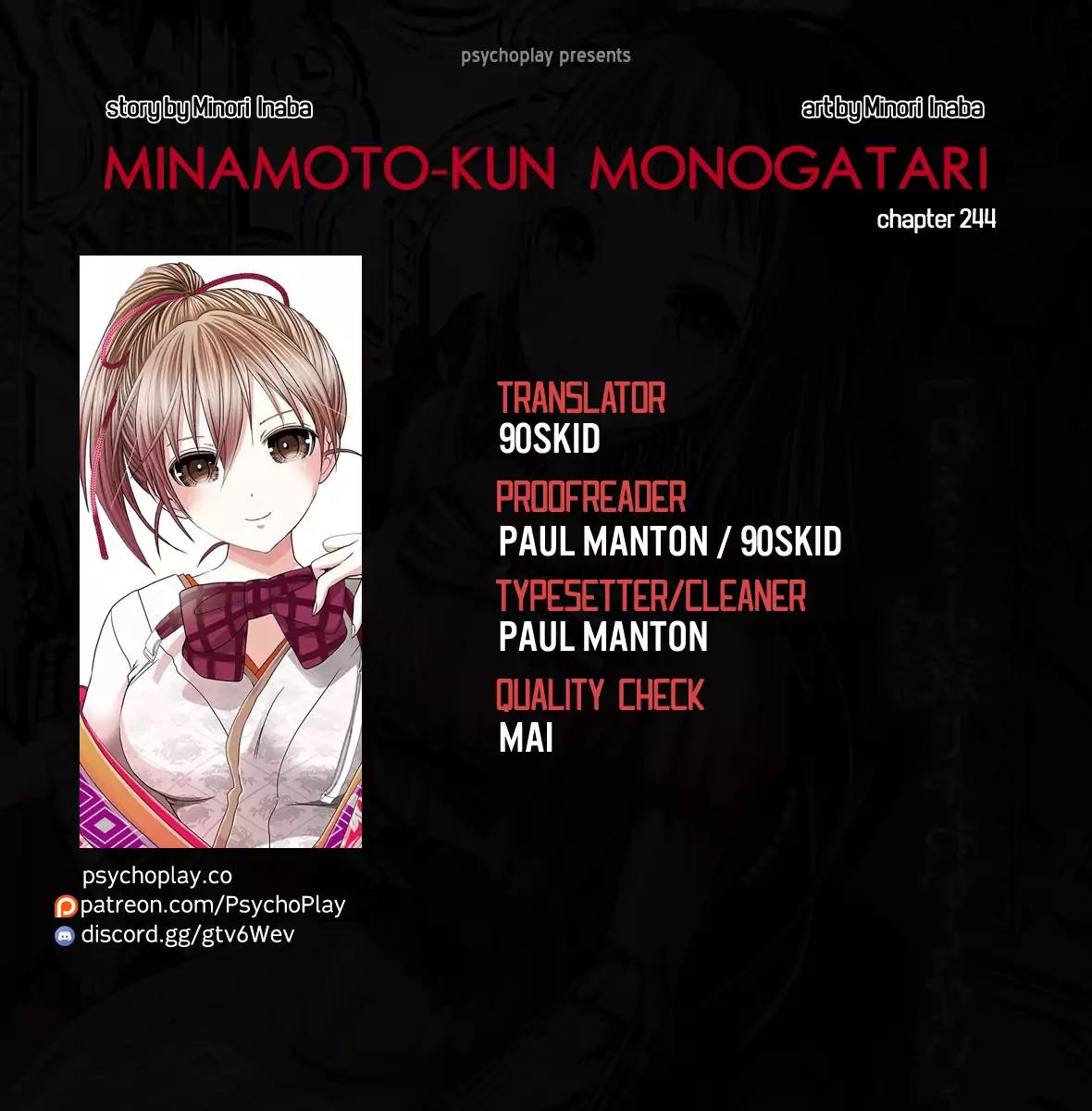 Minamoto-kun Monogatari Chapter 244 page 1 - Chapter 244: Between Woman