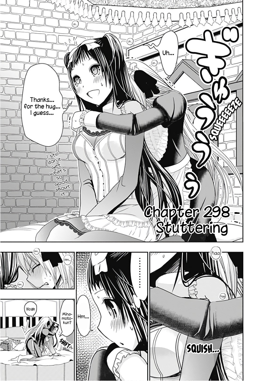 Minamoto-kun Monogatari Chapter 298 page 2 - Chapter 298: Stuttering