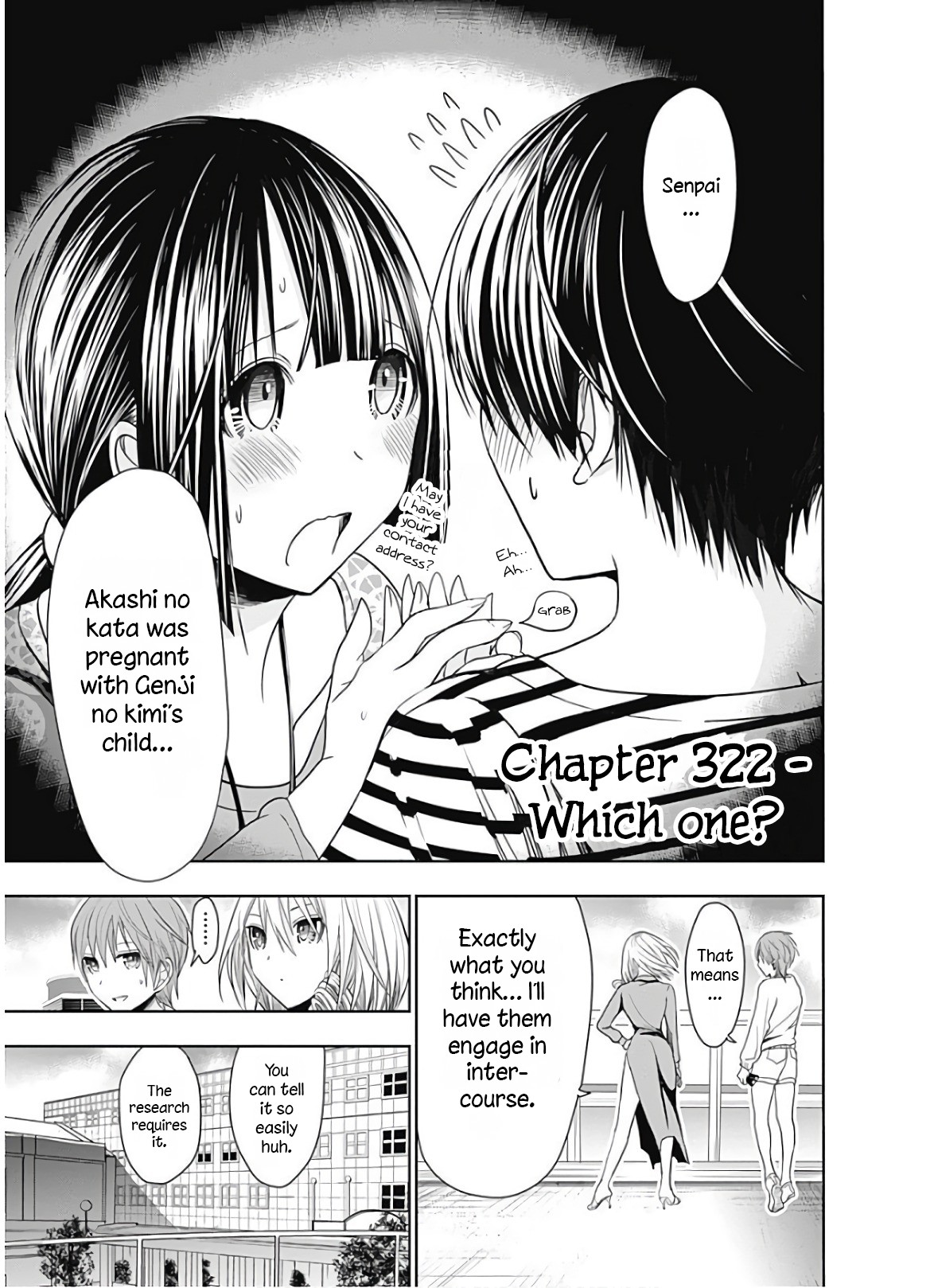 Minamoto-kun Monogatari Chapter 322 page 2 - Chapter 322: Which One?