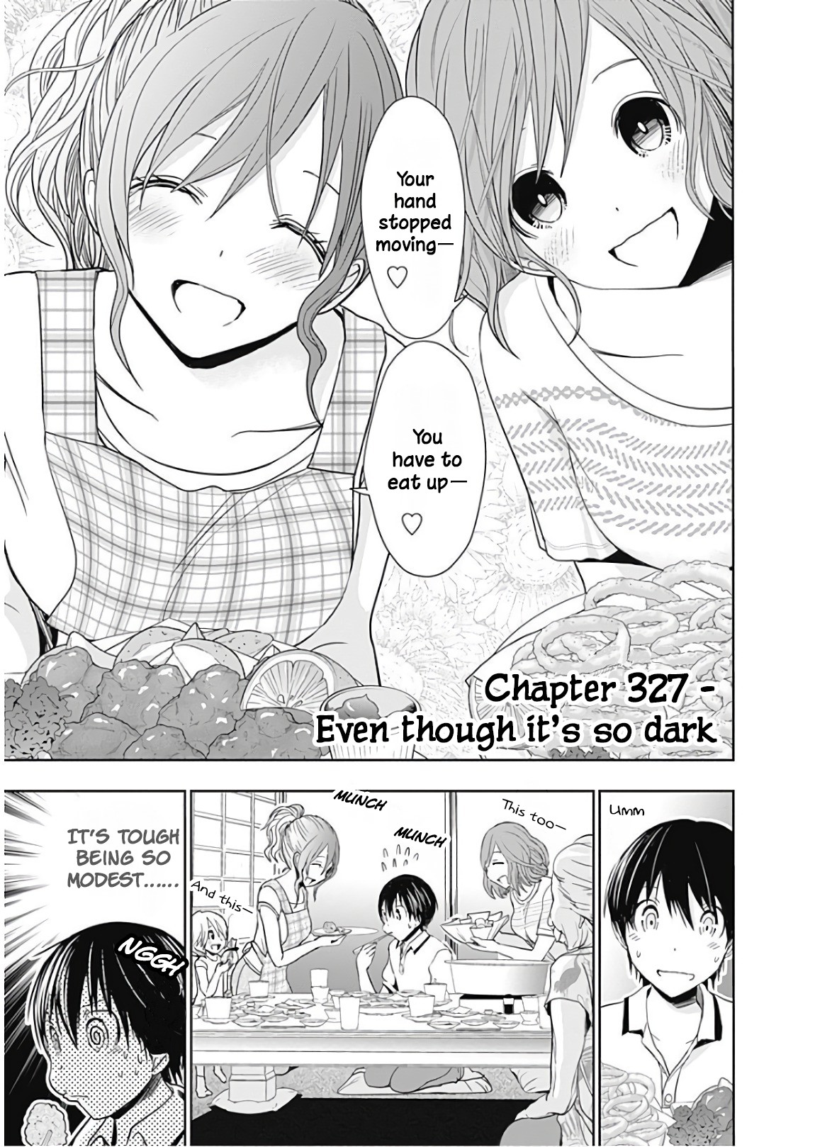 Minamoto-kun Monogatari Chapter 327 page 2 - Chapter 327: Even Though It's So Dark