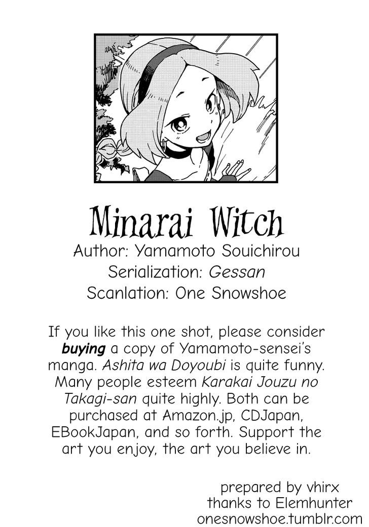 Minarai Witch Chapter 1 page 1 - Chapter 1 : Oneshot