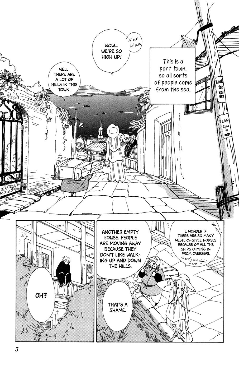 Minato Machi Neko Machi Chapter 1 page 7 - Chapter 1: Port Town Cat Town