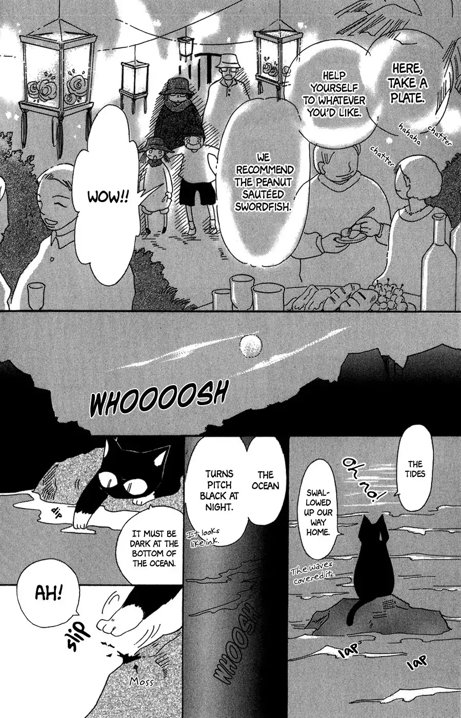 Minato Machi Neko Machi Chapter 12 page 13 - Chapter 12: The Chicken Looking up at the Waves