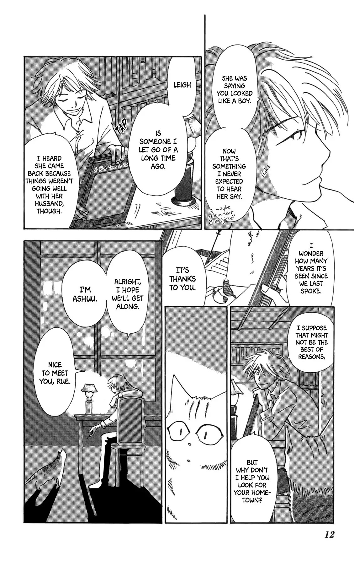 Minato Machi Neko Machi Chapter 13 page 12 - Chapter 13: Welcome Home Door