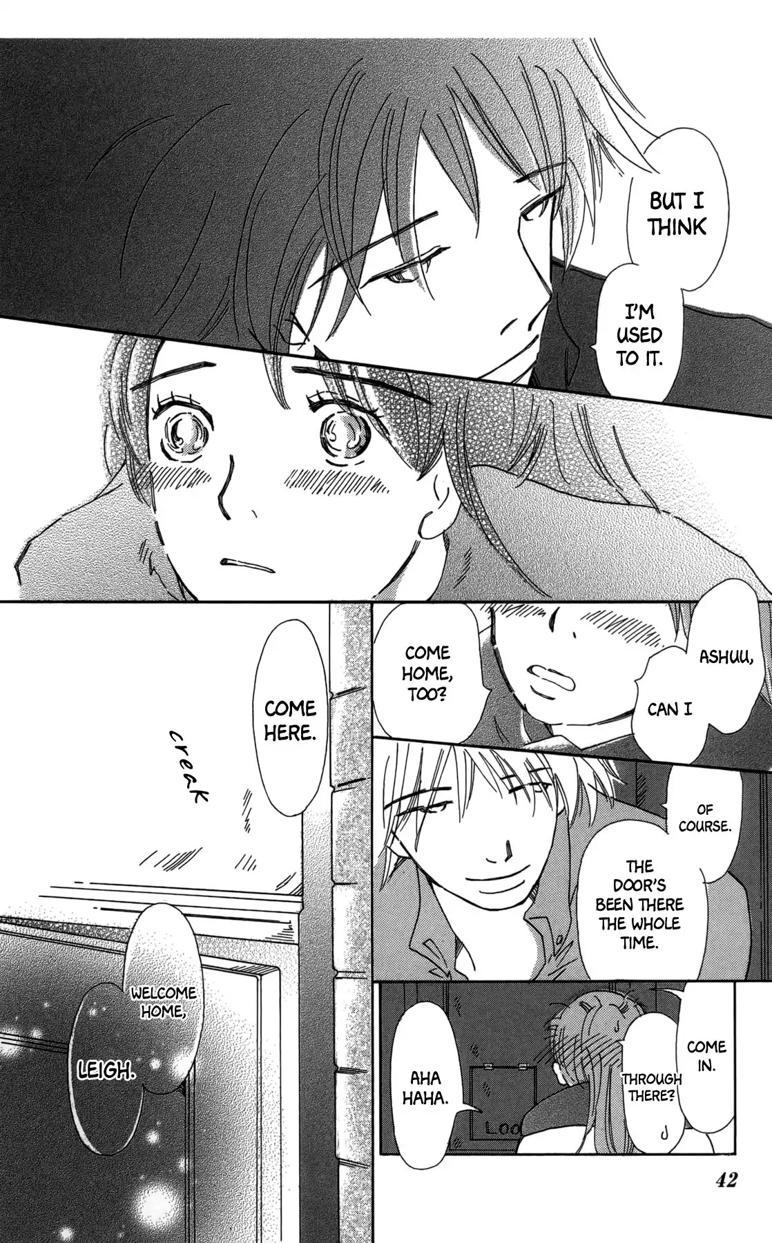 Minato Machi Neko Machi Chapter 13 page 42 - Chapter 13: Welcome Home Door