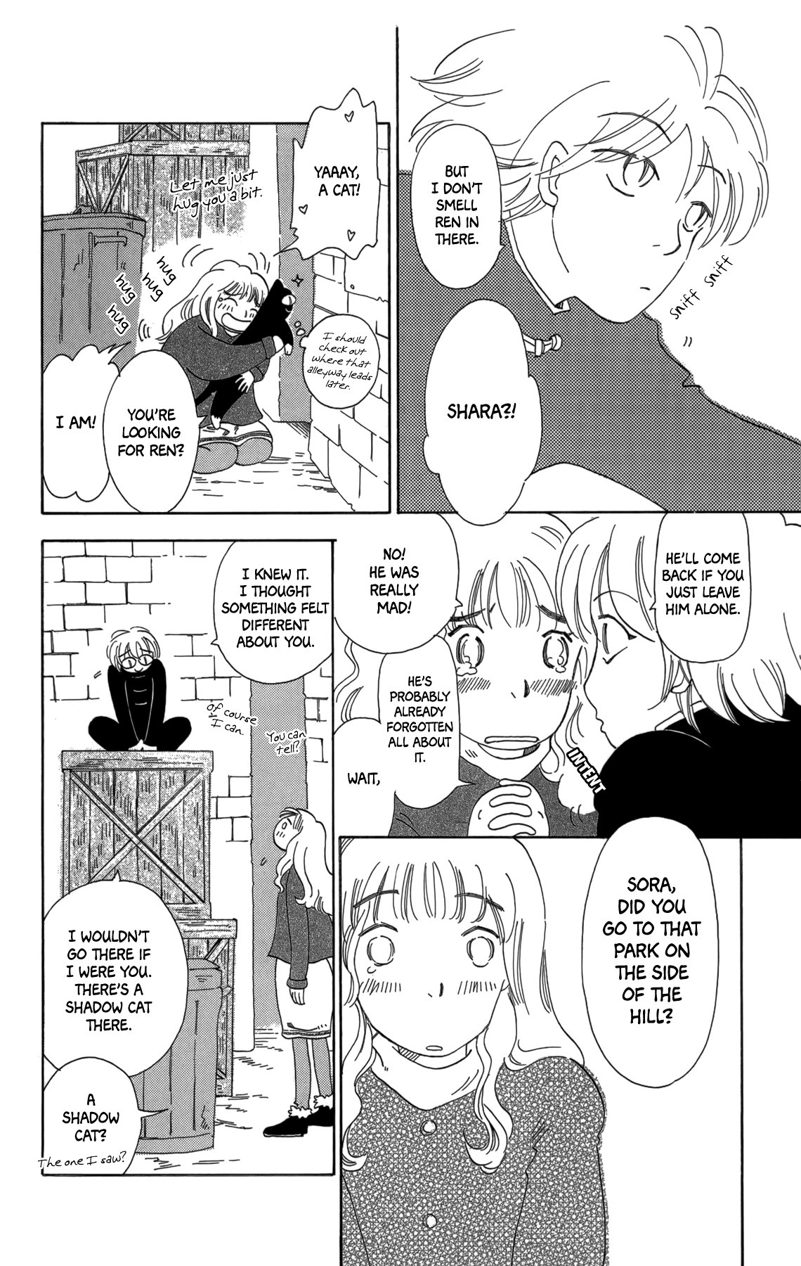 Minato Machi Neko Machi Chapter 14 page 10 - Chapter 14: Moon, Shadows, Cats